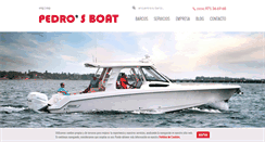 Desktop Screenshot of pedrosboat.com